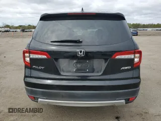 2020 Honda Pilot EX-L with VIN 5FNYF6H57LB068676, listed as a Copart auction lot 52678125 with 54,764 mi miles and Salvage title. Bid and sale history available at DreamBid. Image 6.