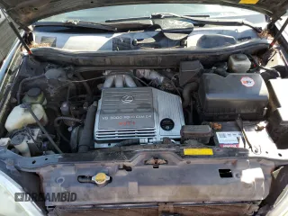 2001 Lexus RX 300 with VIN JTJHF10U110206873, listed as a Copart auction lot 53180474 with 0 mi miles and Salvage Title. Bid and sale history available at carsss.com. Image 12.