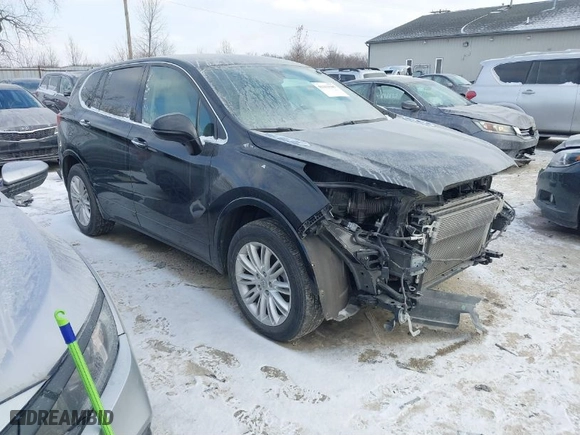 2017 Buick Envision Preferred with VIN LRBFXCSA0HD070792, listed as a IAAI auction lot 41353585 with 90,354 mi miles. Bid and sale history available at carsss.com. Image 1.