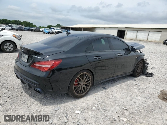2018 Mercedes-Benz CLA 45 AMG z VIN WDDSJ5CB7JN566442, wystawiony jako Copart lot #57353115 z przebiegiem 90 555 mil mil oraz Szkoda całkowita • Salvage title. Historia ofert i sprzedaży dostępna na DreamBid. Obrazek 3.