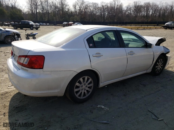 2011 Mitsubishi Galant FE with VIN 4A32B2FF1BE024725, listed as a Copart auction lot 46890585 with 138,577 mi miles and Salvage Title. Bid and sale history available at carsss.com. Image 3.