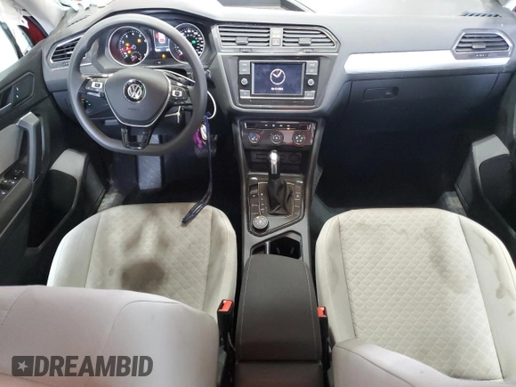 2019 Volkswagen Tiguan S with VIN 3VV0B7AX7KM135573, listed as a Copart auction lot 60122025 with 32,089 mi miles and Salvage title. Bid and sale history available at DreamBid. Image 8.