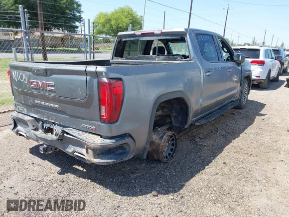2022 GMC Sierra 1500 AT4 with VIN 3GTP9EEL2NG120275, listed as a IAAI auction lot 42009145 with 54,721 mi miles and . Bid and sale history available at DreamBid. Image 4.