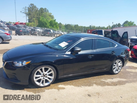 2015 Mazda 6 i Touring with VIN JM1GJ1T68F1171485, listed as a IAAI auction lot 42018487 with 208,916 mi miles and . Bid and sale history available at carsss.com. Image 14.