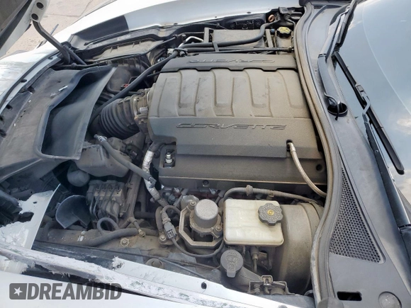 2014 Chevrolet Corvette Z51 3LT z VIN 1G1YM2D73E5131825, wystawiony jako Copart lot #58187765 z przebiegiem 89 861 mil mil oraz Szkoda całkowita • Salvage title. Historia ofert i sprzedaży dostępna na DreamBid. Obrazek 11.