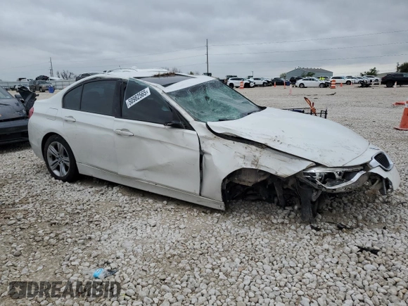 2016 BMW 3 Series 328i with VIN WBA8E9C52GK648256, listed as a Copart auction lot 50982565 with 86,527 mi miles and Salvage Title. Bid and sale history available at DreamBid. Image 4.