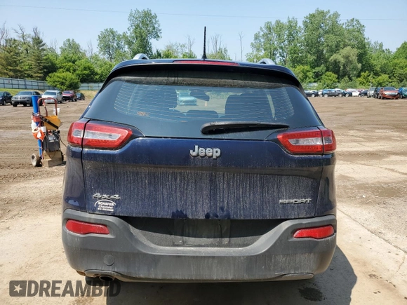 2016 Jeep Cherokee Sport with VIN 1C4PJMAB2GW210352, listed as a Copart auction lot 59270975 with 115,221 mi miles and Clean title. Bid and sale history available at DreamBid. Image 6.