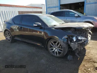 2014 Scion tC with VIN JTKJF5C72E3076715, listed as a Copart auction lot 53155115 with 171,575 mi miles and Salvage Title. Bid and sale history available at carsss.com. Image 4.