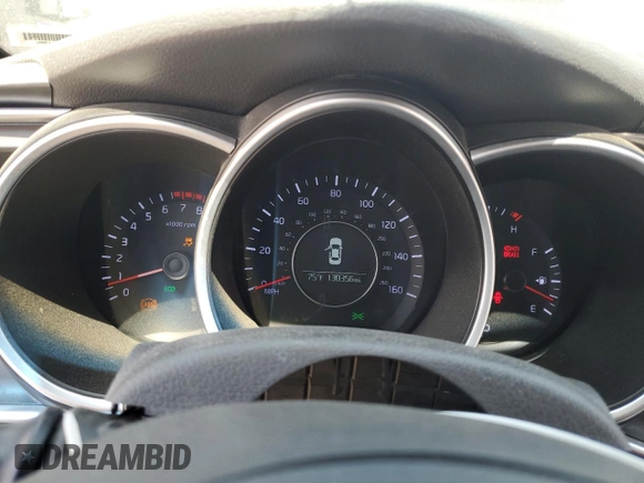 2015 Kia Optima LX with VIN 5XXGM4A77FG474072, listed as a Copart auction lot 53845125 with 130,356 mi miles and Salvage Title. Bid and sale history available at DreamBid. Image 9.