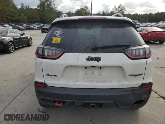 2022 Jeep Cherokee Trailhawk with VIN 1C4PJMBX4ND515208, listed as a Copart auction lot 78926024 with 94,116 mi miles and Salvage Title. Bid and sale history available at carsss.com. Image 6.