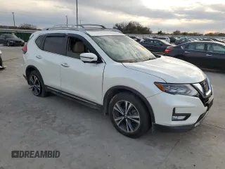 2017 Nissan Rogue SL with VIN 5N1AT2MT0HC825974, listed as a Copart auction lot 83856374 with Not provided miles and Salvage title. Bid and sale history available at DreamBid. Image 4.