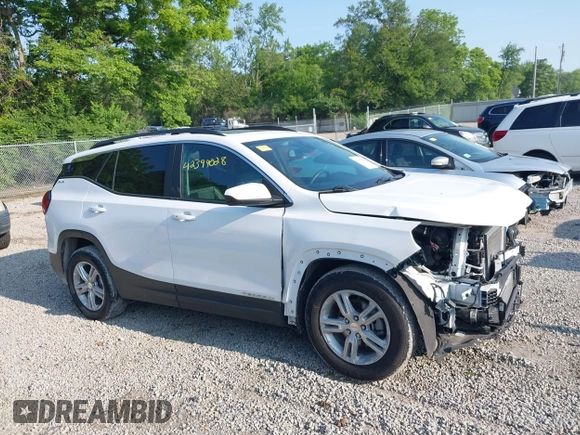 2022 GMC Terrain SLE with VIN 3GKALMEV7NL189204, listed as a IAAI auction lot 42399028 with 48,342 mi miles and . Bid and sale history available at DreamBid. Image 14.