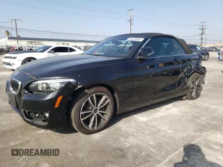 2019 BMW 2 Series 230i with VIN WBA2M7C59K7D34454, listed as a Copart auction lot 68233543 with 21,923 mi miles. Bid and sale history available at carsss.com. Image 1.