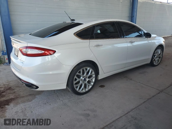 2013 Ford Fusion Titanium with VIN 3FA6P0D98DR359381, listed as a Copart auction lot 53137085 with 106,258 mi miles and Clean Title. Bid and sale history available at carsss.com. Image 3.