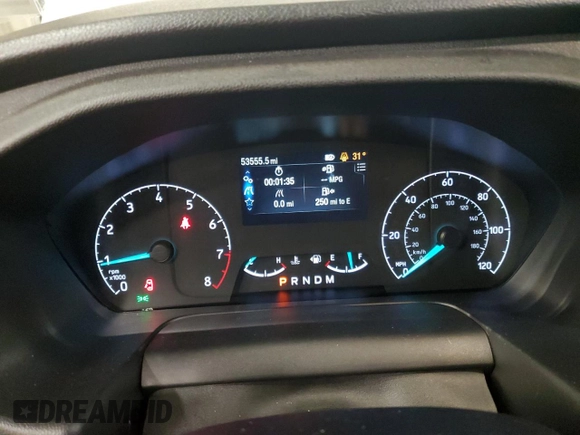 2023 Ford Transit Passenger XL with VIN 1FBAX2C82PKA70924, listed as a Copart auction lot 41698045 with 53,555 mi miles and Clean Title. Bid and sale history available at DreamBid. Image 9.