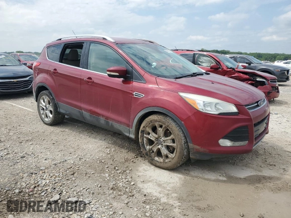 2015 Ford Escape Titanium with VIN 1FMCU0J92FUC42929, listed as a Copart auction lot 59863845 with 226,265 mi miles and Salvage title. Bid and sale history available at DreamBid. Image 4.