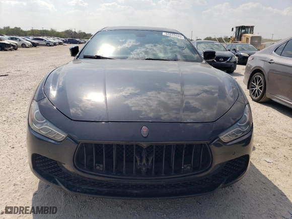2015 Maserati Ghibli S Q4 with VIN ZAM57RTA7F1156917, listed as a Copart auction lot 66645593 with 92,750 mi miles. Bid and sale history available at carsss.com. Image 5.