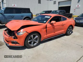 2015 Ford Mustang V6 with VIN 1FA6P8AM0F5387964, listed as a Copart auction lot 52701945 with 154,362 mi miles and Salvage Title. Bid and sale history available at DreamBid. Image 1.