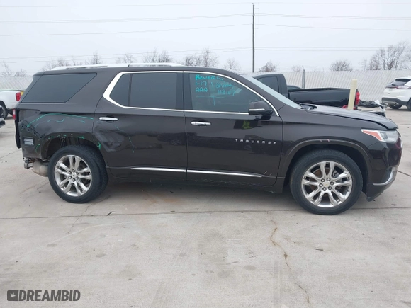 2018 Chevrolet Traverse High Country with VIN 1GNEVKKW6JJ195092, listed as a IAAI auction lot 41650118 with 92,021 mi miles. Bid and sale history available at carsss.com. Image 13.