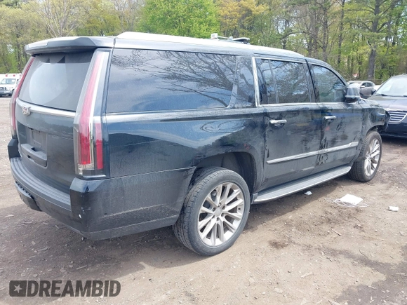 2019 Cadillac Escalade ESV Luxury z VIN 1GYS4HKJ2KR127777, wystawiony jako IAAI lot #42167625 z przebiegiem 187 464 mil mil oraz . Historia ofert i sprzedaży dostępna na DreamBid. Obrazek 4.