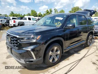 2023 Honda Pilot EX-L 7 Passenger with VIN 5FNYG1H5XPB031000, listed as a Copart auction lot 63440734 with 15,351 mi miles and Salvage Title. Bid and sale history available at carsss.com. Image 1.