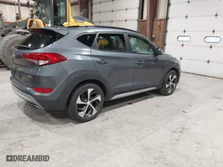 2018 Hyundai Tucson Value with VIN KM8J3CA22JU688957, listed as a IAAI auction lot 41868195 with 117,256 mi miles. Bid and sale history available at carsss.com. Image 4.