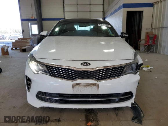 2016 Kia Optima SX Turbo with VIN 5XXGW4L26GG017489, listed as a Copart auction lot 42592995 with 120,423 mi miles and Salvage Title. Bid and sale history available at carsss.com. Image 5.