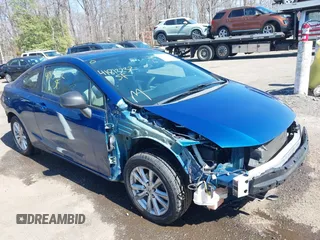 2012 Honda Civic Cpe EX with VIN 2HGFG3B83CH540485, listed as a IAAI auction lot 41813232 with 212,901 mi miles. Bid and sale history available at carsss.com. Image 1.