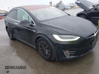 2016 Tesla Model X 70D with VIN 5YJXCBE25GF014905, listed as a IAAI auction lot 41703432 with 119,454 mi miles. Bid and sale history available at carsss.com. Image 1.