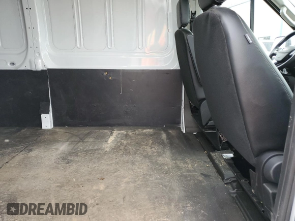 2024 Ford Transit Cargo with VIN 1FTBR1C87RKB09286, listed as a Copart auction lot 48544955 with 4,343 mi miles and Salvage Title. Bid and sale history available at DreamBid. Image 11.