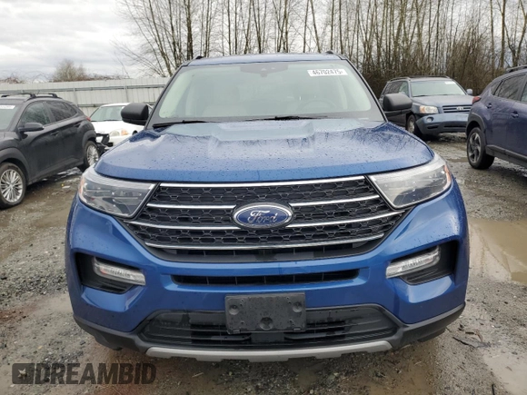 2022 Ford Explorer XLT z VIN 1FMSK8DH9NGC11807, wystawiony jako Copart lot #46702475 z przebiegiem 36 447 mil mil oraz Szkoda całkowita • Salvage title. Historia ofert i sprzedaży dostępna na DreamBid. Obrazek 5.