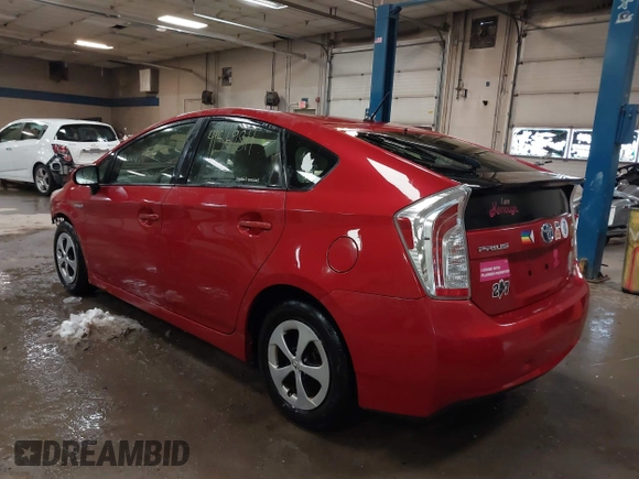 2012 Toyota Prius One with VIN JTDKN3DU7C0335138, listed as a IAAI auction lot 41569811 with 191,288 mi miles. Bid and sale history available at carsss.com. Image 3.