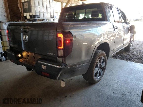 2020 Honda Ridgeline RTL-E z VIN 5FPYK3F74LB004391, wystawiony jako Copart lot #50100715 z przebiegiem 27 076 mil mil oraz Szkoda całkowita • Salvage title. Historia ofert i sprzedaży dostępna na DreamBid. Obrazek 3.