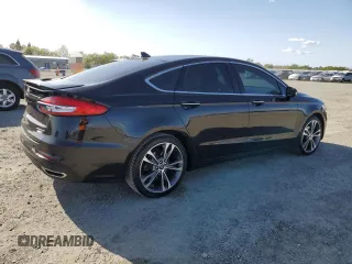 2019 Ford Fusion Titanium with VIN 3FA6P0D94KR205165, listed as a Copart auction lot 51829545 with 119,692 mi miles and Clean Title. Bid and sale history available at carsss.com. Image 3.