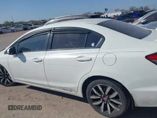 2015 Honda Civic Sedan EX-L with VIN 19XFB2F90FE093933, listed as a IAAI auction lot 41783789 with 172,299 mi miles. Bid and sale history available at carsss.com. Image 14.