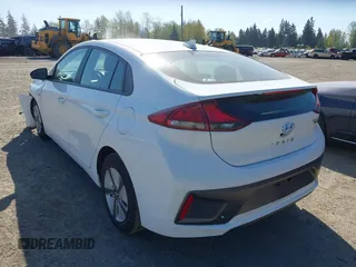 2020 Hyundai Ioniq Blue with VIN KMHC65LCXLU242673, listed as a IAAI auction lot 42033374 with 49,345 mi miles and . Bid and sale history available at DreamBid. Image 3.