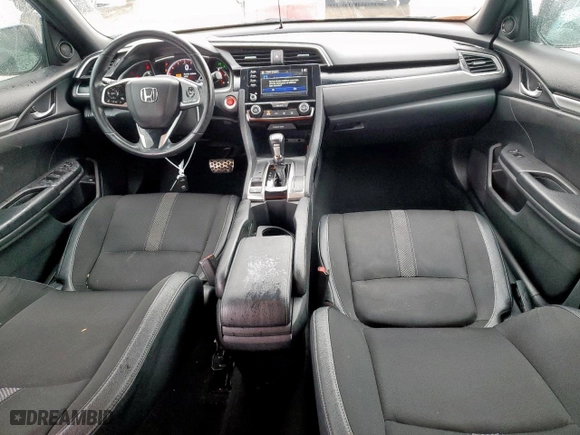 2019 Honda Civic Sedan Sport with VIN 19XFC2F82KE022215, listed as a Copart auction lot 50644045 with 66,756 mi miles and Salvage Title. Bid and sale history available at carsss.com. Image 8.