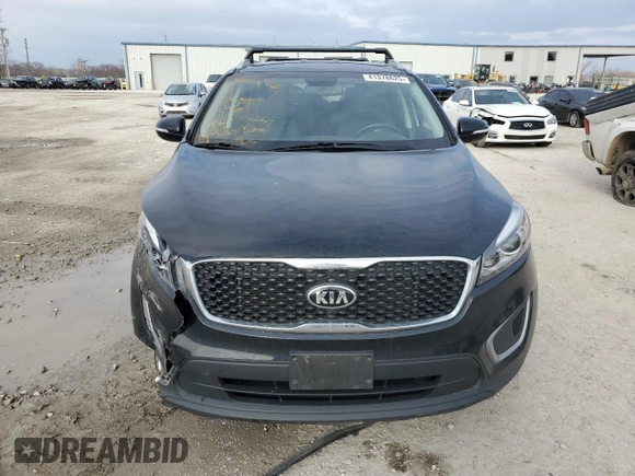 2016 Kia Sorento LX with VIN 5XYPGDA3XGG057840, listed as a Copart auction lot 41378625 with 106,225 mi miles and Salvage Title. Bid and sale history available at carsss.com. Image 5.