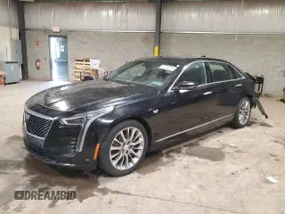 2019 Cadillac CT6 Premium Luxury AWD with VIN 1G6KD5RS2KU130634, listed as a Copart auction lot 59258915 with 104,906 mi miles and Salvage title. Bid and sale history available at DreamBid. Image 1.