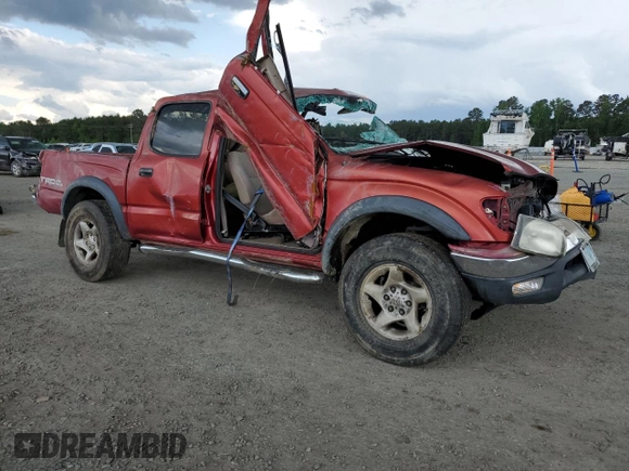 2003 Toyota Tacoma PreRunner with VIN 5TEGN92N03Z232888, listed as a Copart auction lot 62316565 with 281,137 mi miles and Salvage title. Bid and sale history available at DreamBid. Image 4.