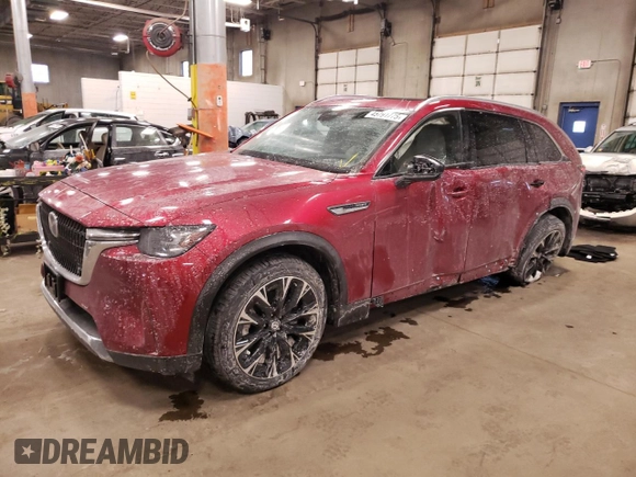 2024 Mazda CX-90 Premium with VIN JM3KKDHA4R1112533, listed as a Copart auction lot 45791775 with 14,051 mi miles and Salvage title. Bid and sale history available at DreamBid. Image 1.
