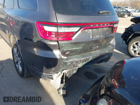 2019 Dodge Durango GT Plus with VIN 1C4RDJDG0KC645600, listed as a IAAI auction lot 41863307 with 92,415 mi miles and . Bid and sale history available at DreamBid. Image 6.