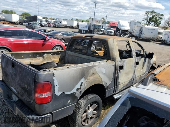 2008 Ford F-150 XLT with VIN 1FTPW145X8KE35391, listed as a Copart auction lot 58439615 with Not provided miles and Salvage title. Bid and sale history available at DreamBid. Image 3.