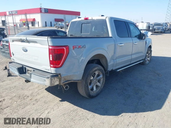 2023 Ford F-150 XL with VIN 1FTFW1E89PFA48133, listed as a IAAI auction lot 41638555 with 35,894 mi miles. Bid and sale history available at carsss.com. Image 4.