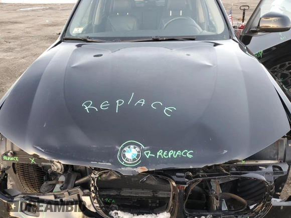 2017 BMW X3 xDrive28i with VIN 5UXWX9C58H0T04799, listed as a Copart auction lot 86836454 with 125,992 mi miles and Salvage Title. Bid and sale history available at DreamBid. Image 12.