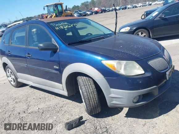 2007 Pontiac Vibe with VIN 5Y2SL65867Z408042, listed as a IAAI auction lot 41826374 with 164,911 mi miles. Bid and sale history available at carsss.com. Image 1.