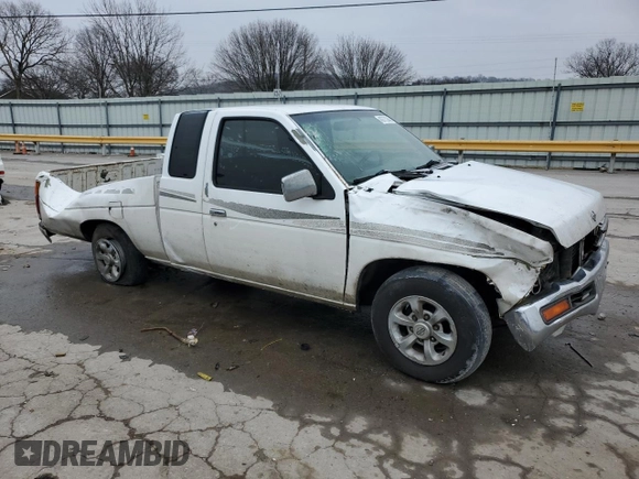 1997 Nissan Frontier XE with VIN 1N6SD16S3VC387903, listed as a Copart auction lot 43773245 with 281,334 mi miles and Salvage title. Bid and sale history available at DreamBid. Image 4.