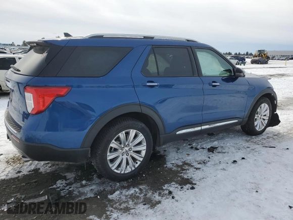 2021 Ford Explorer Limited with VIN 1FM5K8FW2MNA11693, listed as a Copart auction lot 44755345 with 31,500 mi miles and Salvage Title. Bid and sale history available at carsss.com. Image 3.
