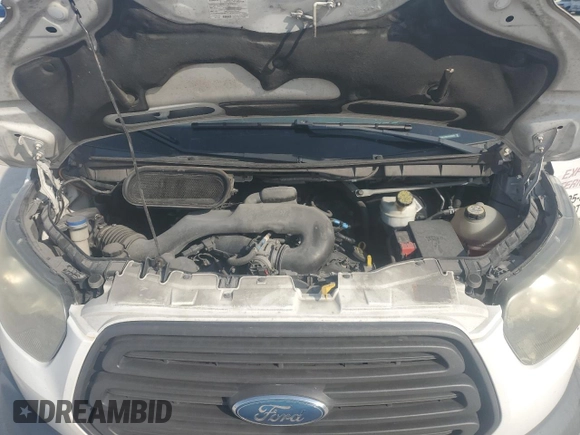 2015 Ford Transit with VIN 1FTNE1CM1FKA93295, listed as a Copart auction lot 43720435 with 72,921 mi miles and Salvage Title. Bid and sale history available at DreamBid. Image 12.
