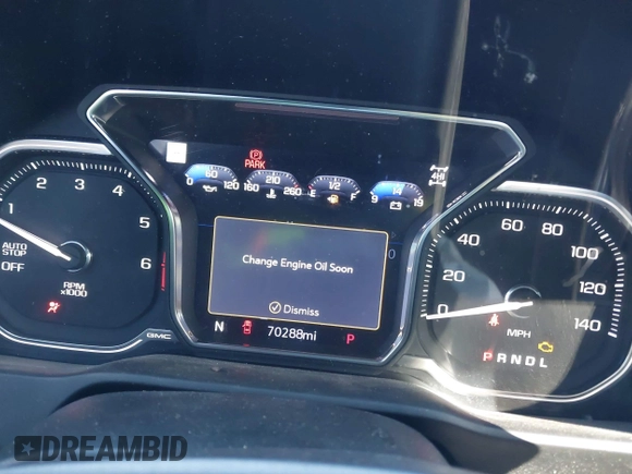 2019 GMC Sierra 1500 with VIN 1GTR9EED2KZ374601, listed as a IAAI auction lot 41329820 with 70,288 mi miles and . Bid and sale history available at DreamBid. Image 7.